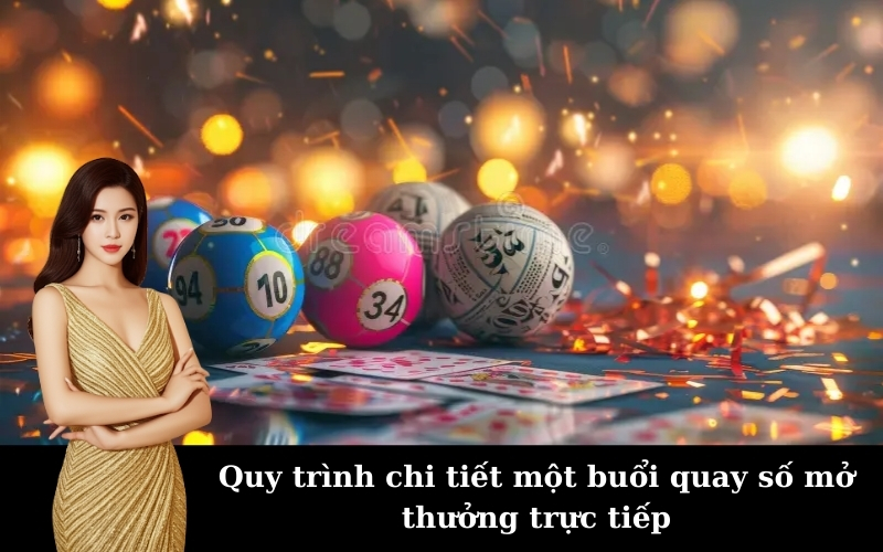 Quy trình chi tiết một buổi quay số mở thưởng trực tiếp