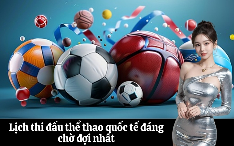Lịch thi đấu thể thao quốc tế đáng chờ đợi nhất