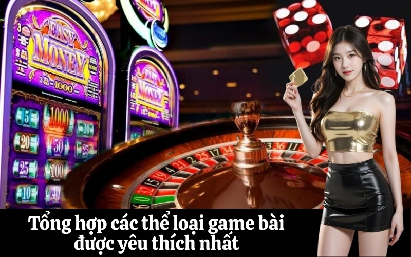 Tổng hợp các thể loại game bài được yêu thích nhất