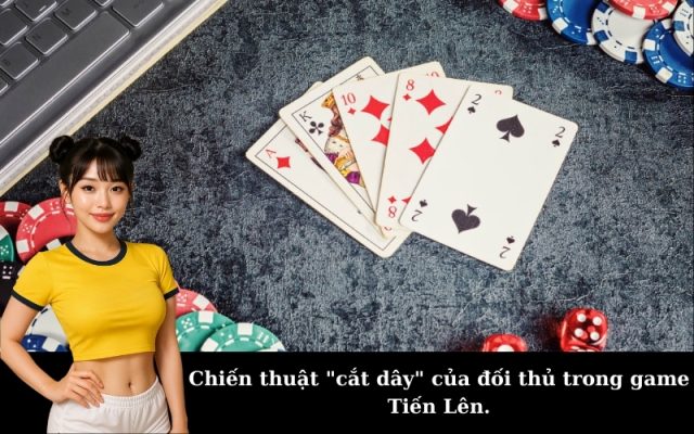 Chiến thuật "cắt dây" của đối thủ trong game Tiến Lên.