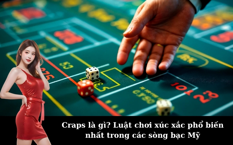 Craps là gì? Luật chơi xúc xắc phổ biến nhất trong các sòng bạc Mỹ