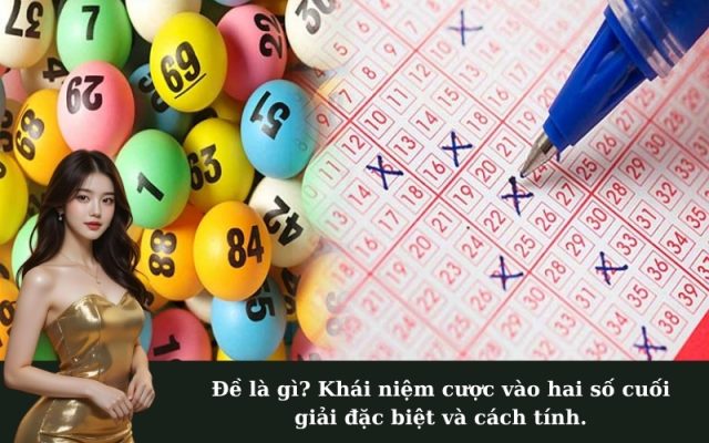 Đề là gì? Khái niệm cược vào hai số cuối giải đặc biệt và cách tính.