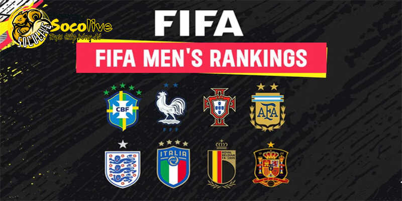 Nhóm dẫn đầu top 10 trong bảng xếp hạng FIFA tháng 11/2025