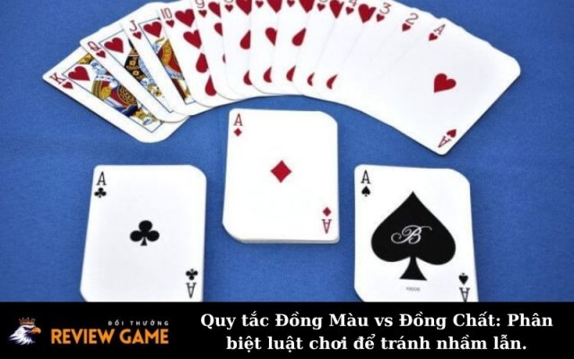 Quy tắc Đồng Màu vs Đồng Chất: Phân biệt luật chơi để tránh nhầm lẫn.