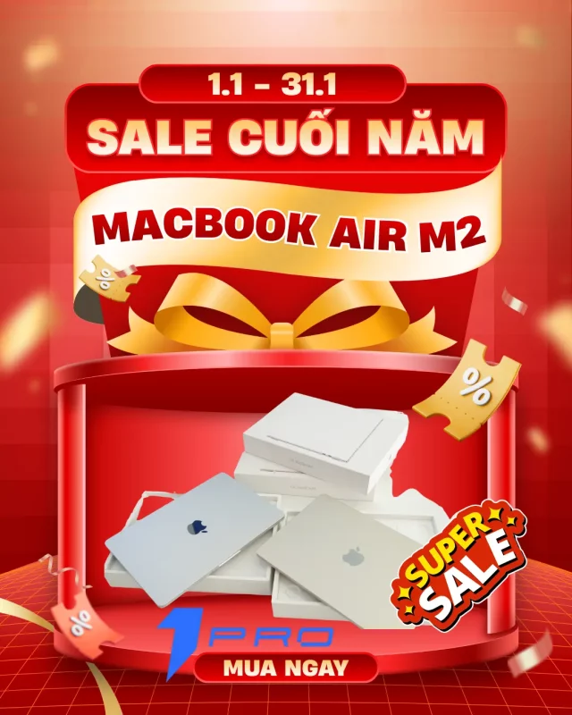 Macbook Air M2 cho học tập và làm việc hàng ngày