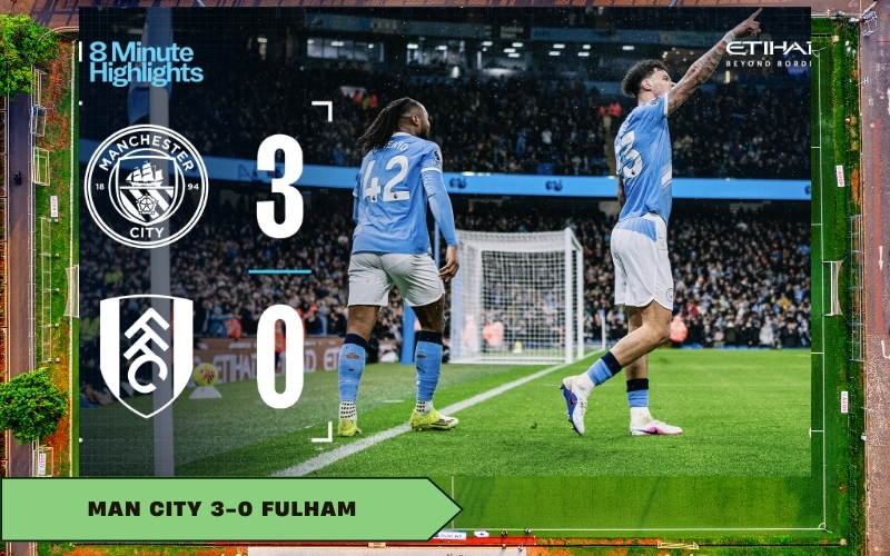 Man City 3-0 Fulham